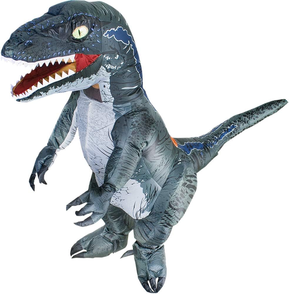 Inflatable Dinosaur Costume for Adults - Raptor T-Rex Fun