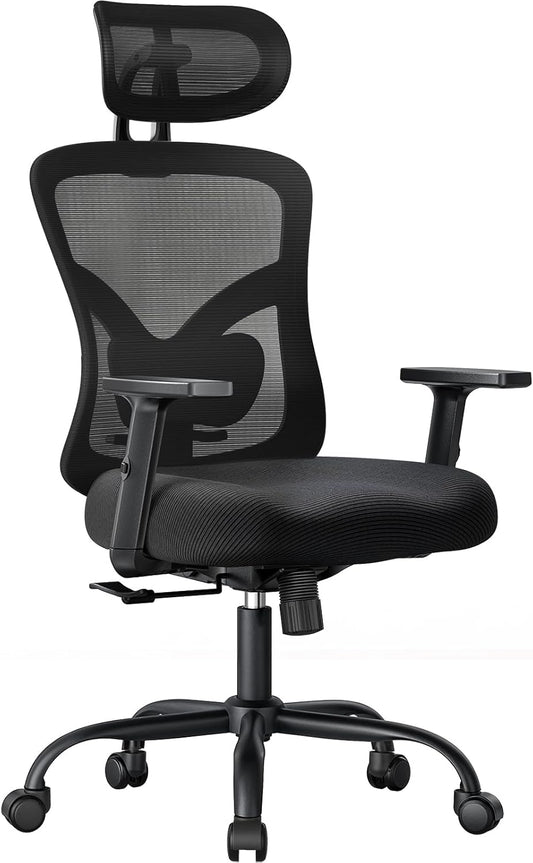 Noblewell Ergo Chair: Lumbar Support & 2D Headrest