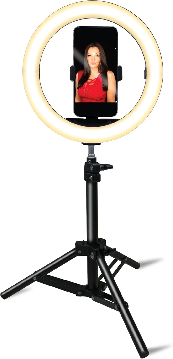 Dracast Halo Plus Series LED100: Compact Dimmable Ring Light Kit