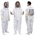 Bee Suit Beekeeping Outfit Full Body with Veil Hood - Protective Gear