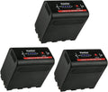 Kastar Magic NP-F980Exp Battery 3-Pack Replacement - USB Charge Ready