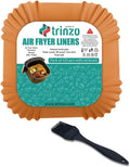 Air Fryer Liners Square 120Pcs (7.9 in) - Disposable Kraft Parchment