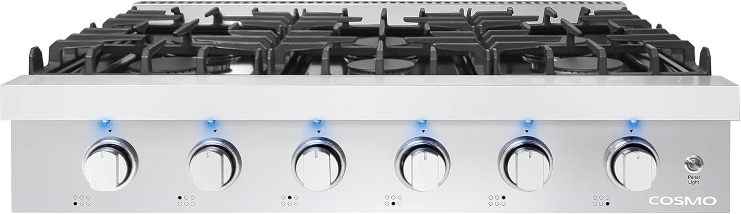 COSMO COS-GRT366 36 inch Slide-In Counter Gas-Cooktop Review