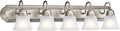 36 in 5-Light Vanity Bath Light in Brushed Nickel - Modern Bathroom