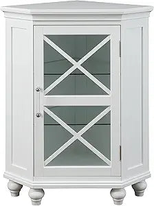 Dawson Wooden Storage Cabinet - Stylish Corner Floor Solution