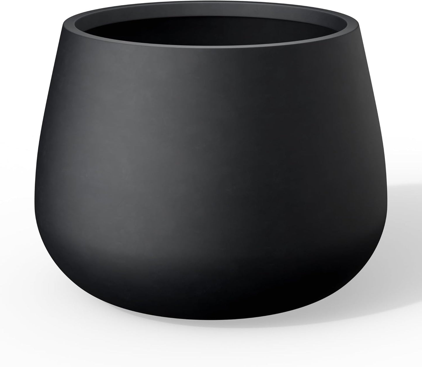 Kante Curva Series Planter - 14.8 Inch Round Concrete Pot