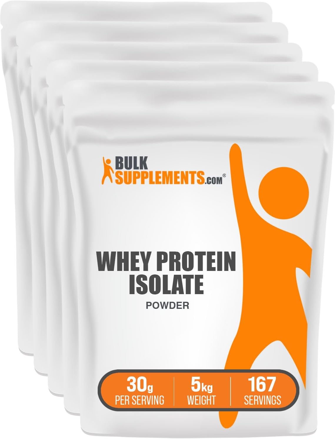 Whey Protein Isolate Powder - Unflavored Nutritional Supplement