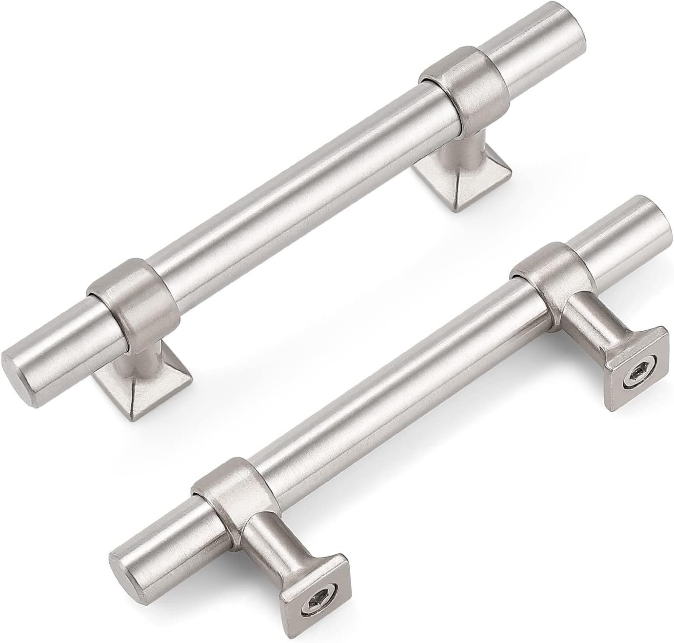 30 Pack 3 inch Brushed Nickel Cabinet Handles for Elegant Decor