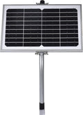 10 Watt Solar Panel Charger Kit for 12V Gate Openers - Durable Mount