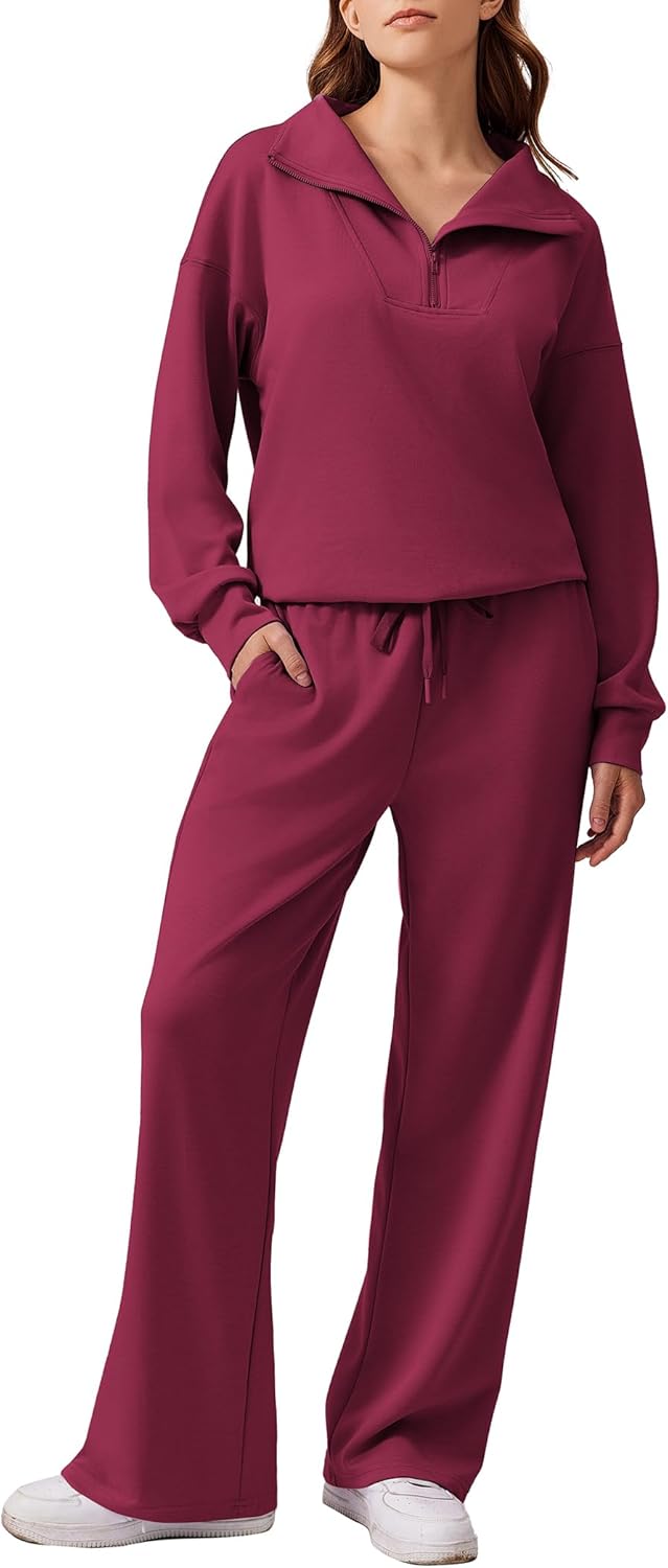 Stylish 2 Piece Sweatsuit Set for Women by PINSPARK - Fall 2025