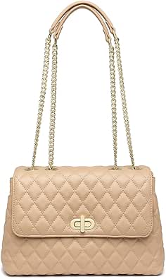 Quilted Crossbody Bags for Women - Trendy Vegan Leather Handbags