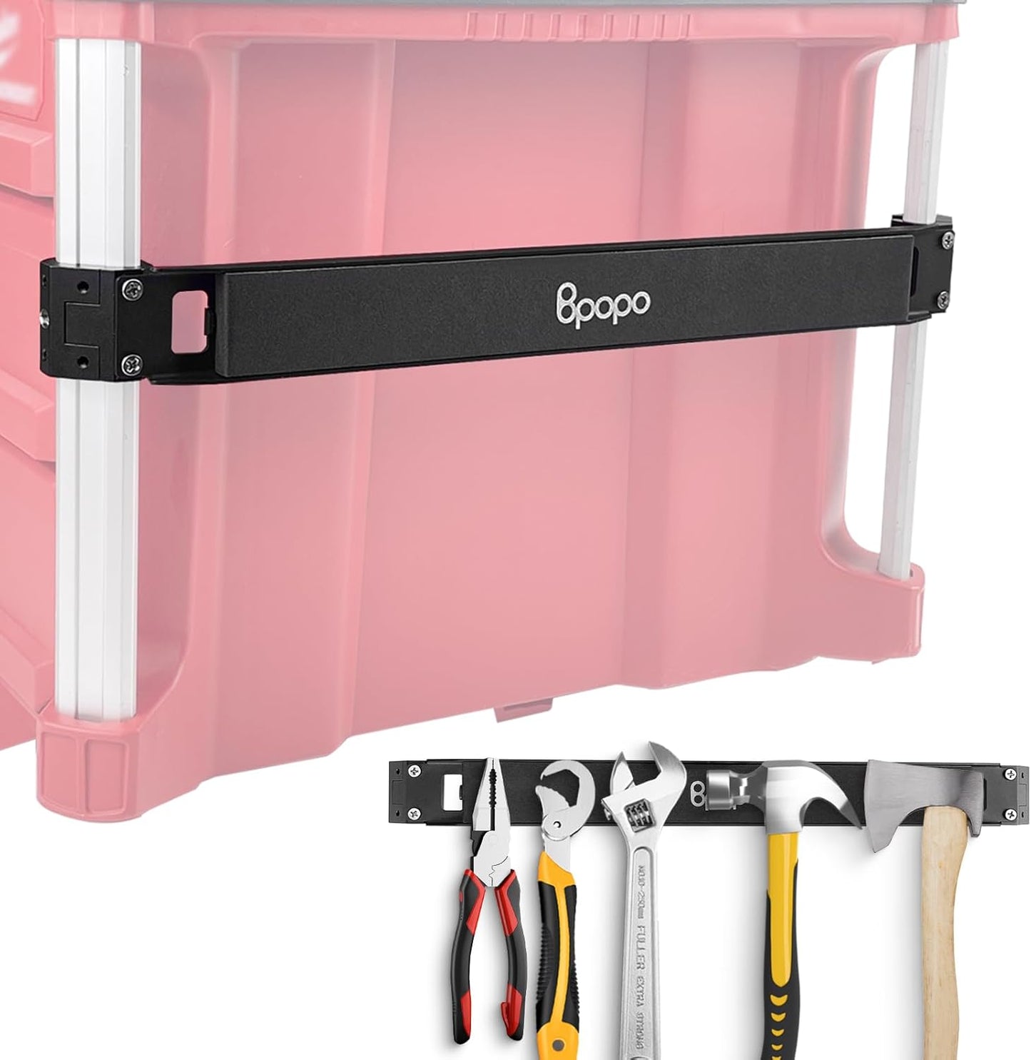 Magnetic Bar Mount for Milwaukee Packout Toolbox - Tool Holder
