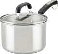 Farberware Brilliance Stainless Steel 3-Quart Saucepan - Even Heating