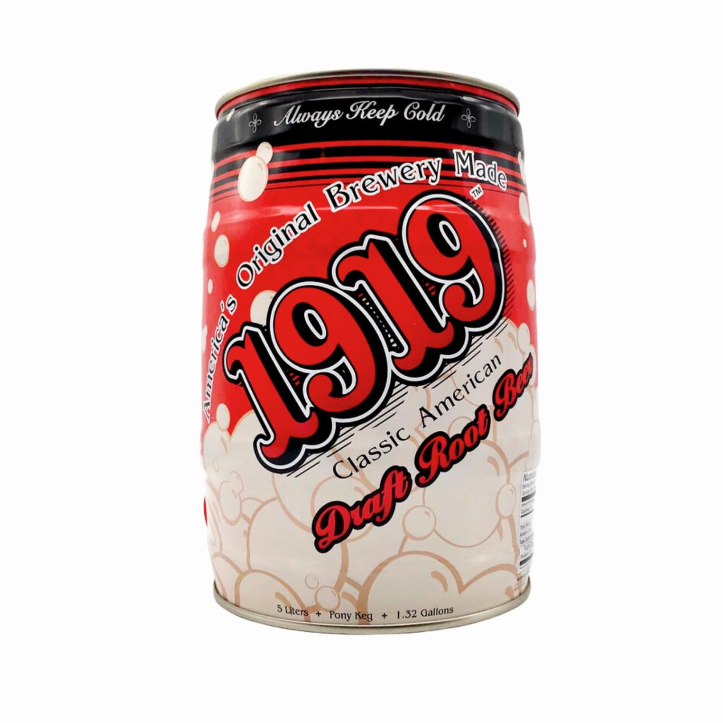 1919 Draft Root Beer Soda Pony Keg for Celebrations and Fun