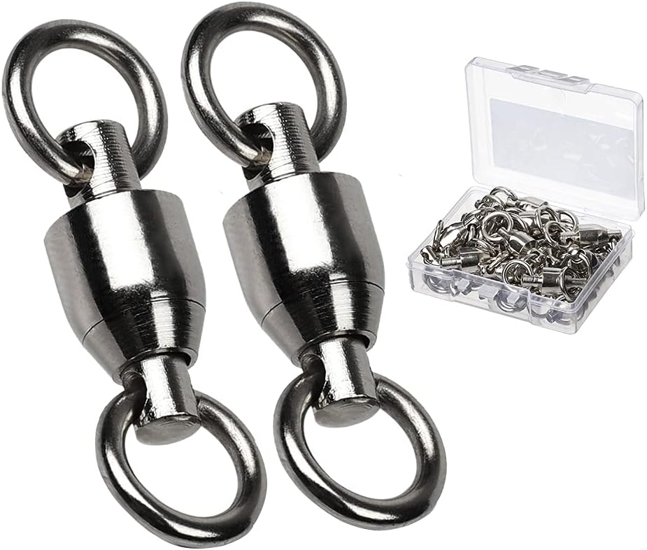 High Strength Stainless Fishing Swivels by AMYSPORTS