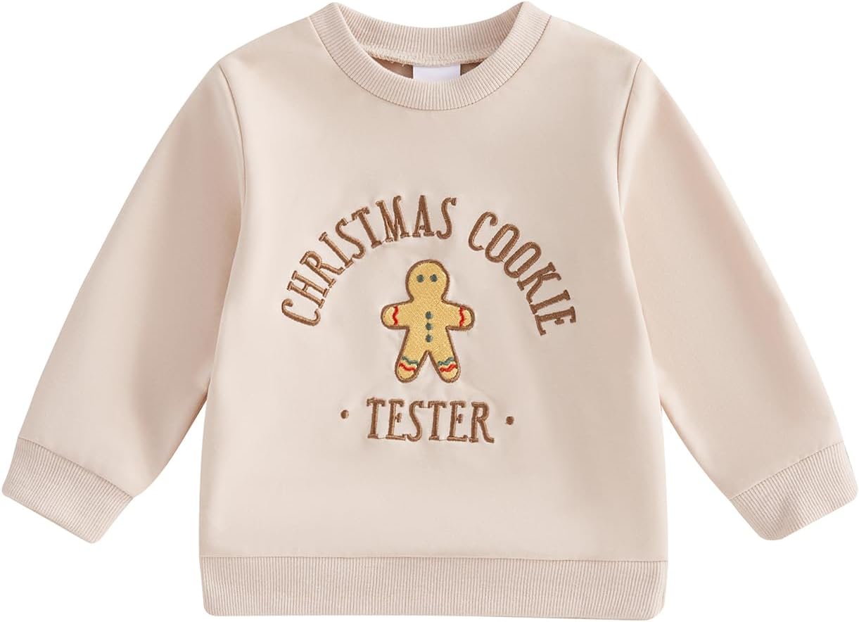 Lucikamy Christmas Toddler Sweatshirt - Cozy Crewneck Top
