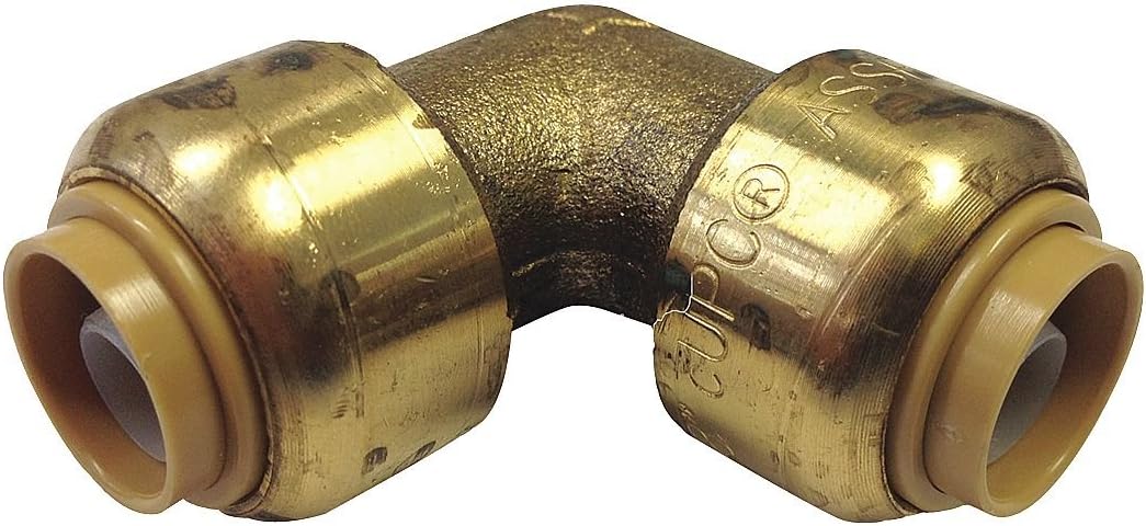 SharkBite 3/8 Inch 90 Degree Elbow for Easy Plumbing Connections