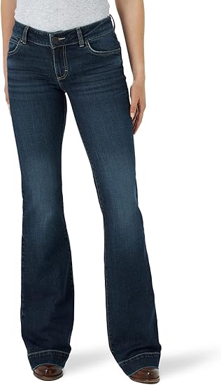 Wrangler Women's Retro Mae Mid Rise Stretch Boot Cut Jean Review