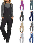 YRAETENM Women's Insulated Ski Bibs - Waterproof!