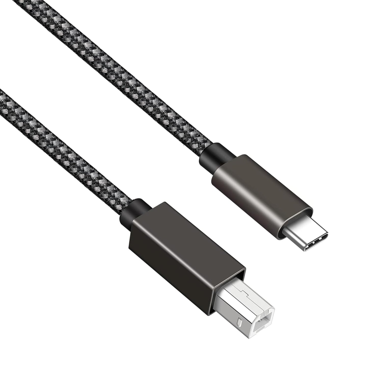 Fast Data Transfer USB B to C Cable for Various Devices - ienza