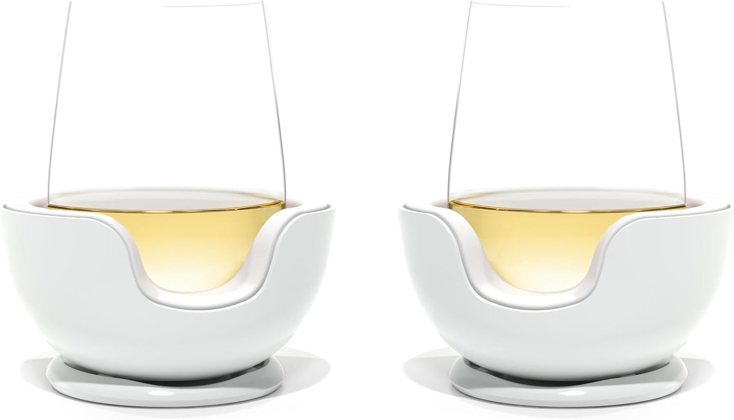VoChill Stemless Wine Glass Chiller for Perfectly Chilled Wine