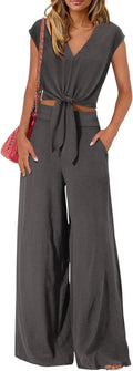 PRETTYGARDEN Women's Summer 2 Piece Outfits 2025 (Style GB1B)