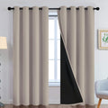 Yakamok 100% Blackout Curtains 84 in - Thermal Insulated Ombre Panels