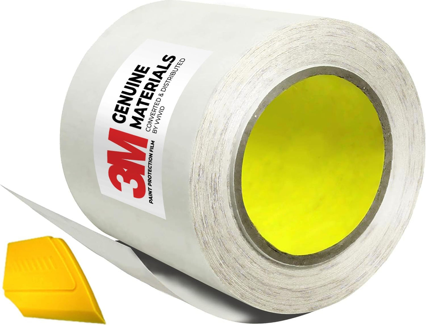 3M Clear Vinyl Paint Protection Film Roll with Detailer Squeegee