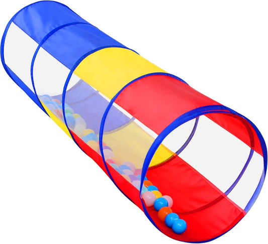 Colorful Pop-Up Kids Play Tunnel for Indoor & Outdoor Fun