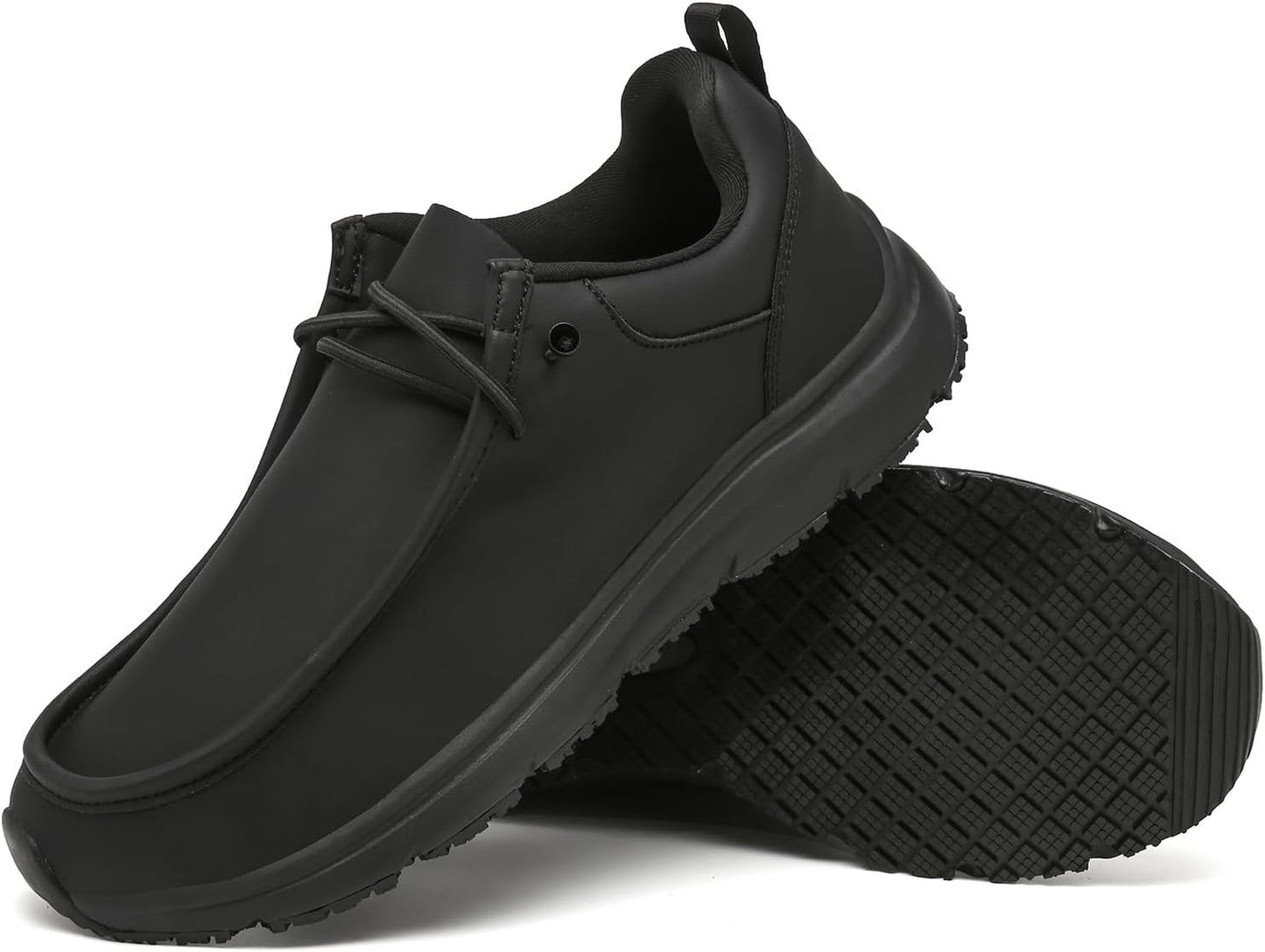 Non Slip Waterproof Shoes for Men Women - Oil Resistant Loafers