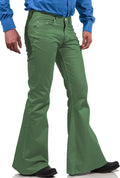 70s Disco Pants for Men Vintage Bell Bottom Jeans - Stretch Comfort
