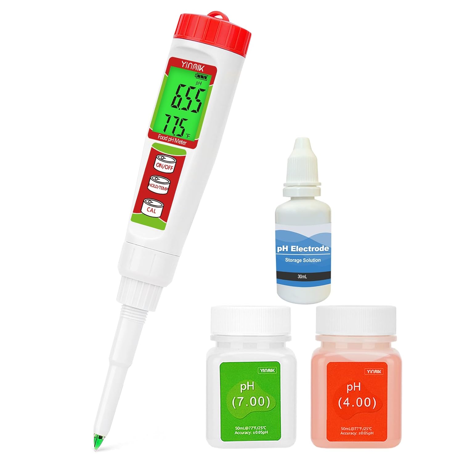 YINMIK Digital Food pH Meter for Fermentation and Baking Needs