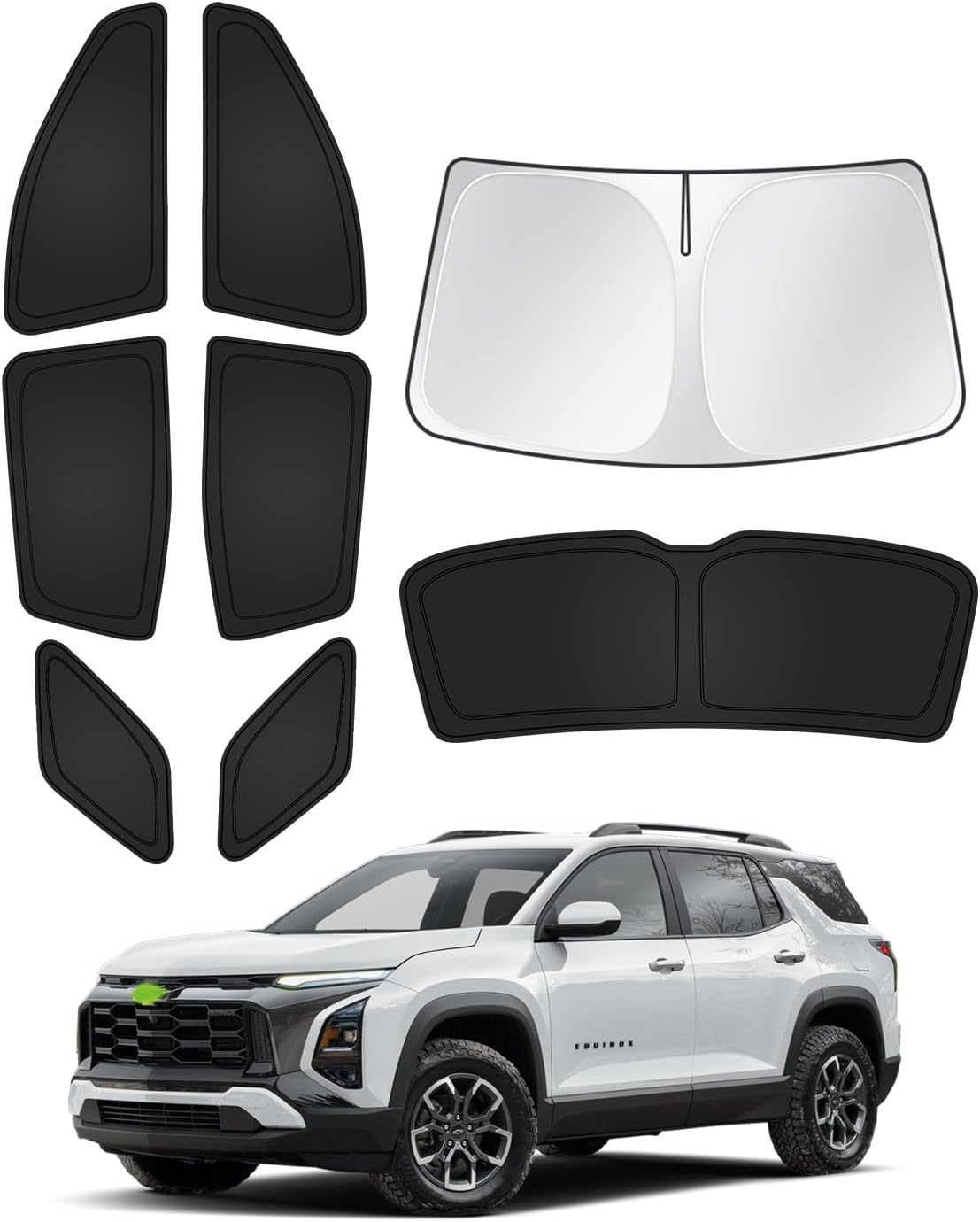 Canvcle Sunshades for 2025 2026 Chevy Equinox 8PCS