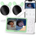 BOIFUN WiFi Video Baby Monitor: Split Screen, AI Detection