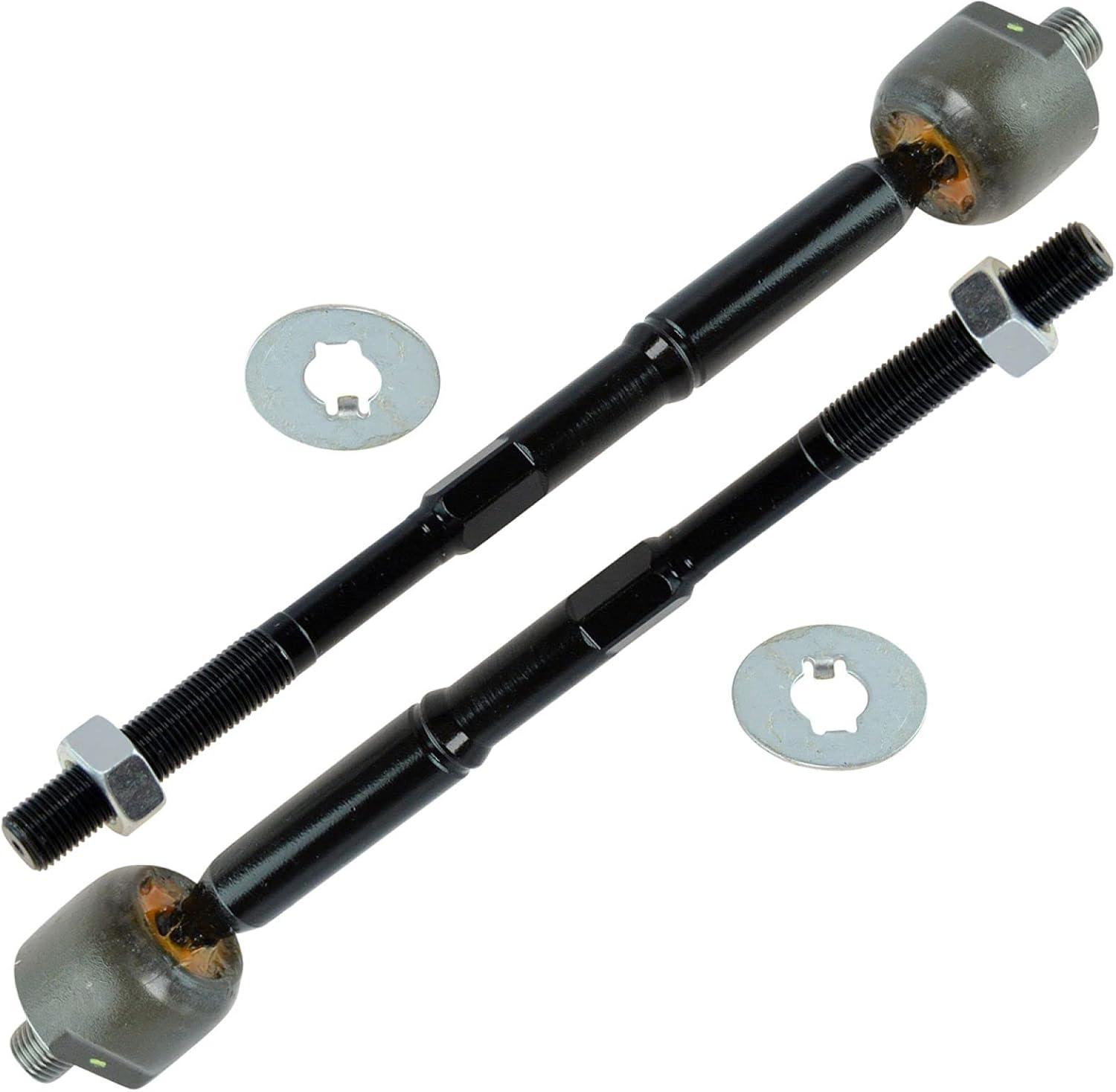 TRQ Front Inner Tie Rod Set for 2007-2012 Nissan Sentra