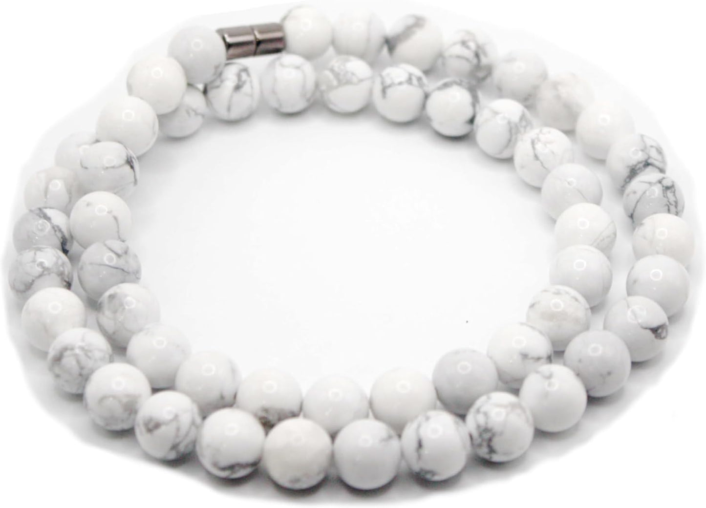 Howlite Stone Necklace for Stress Relief and Elegance