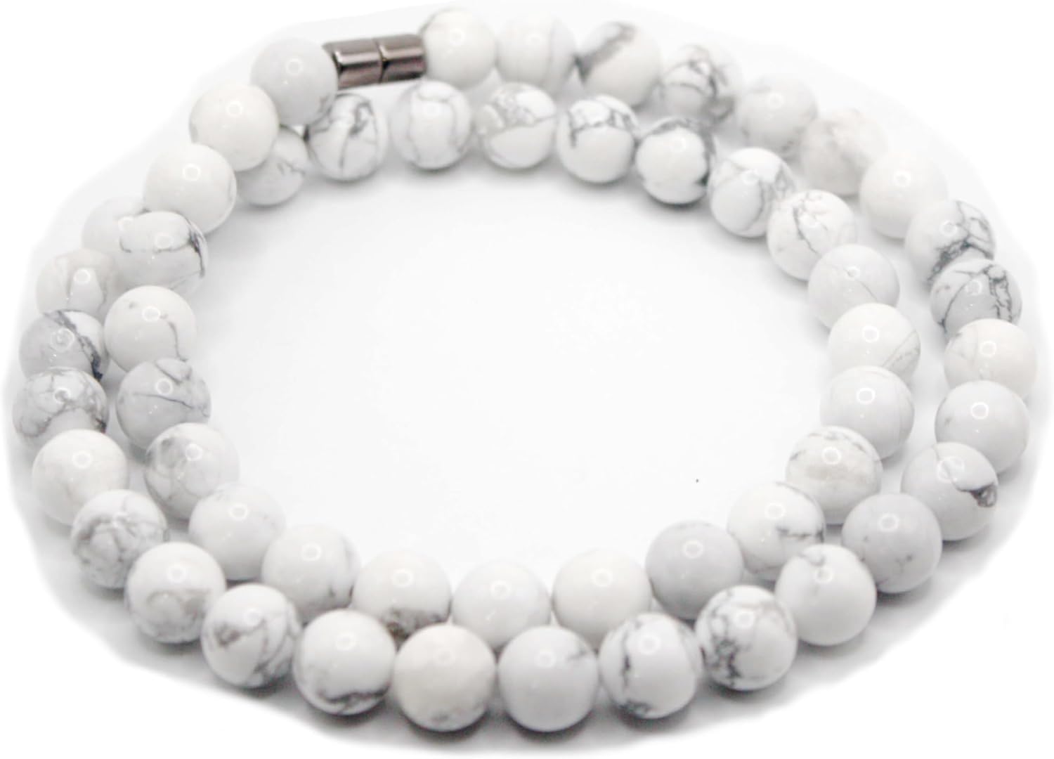 Howlite Stone Necklace for Stress Relief and Elegance