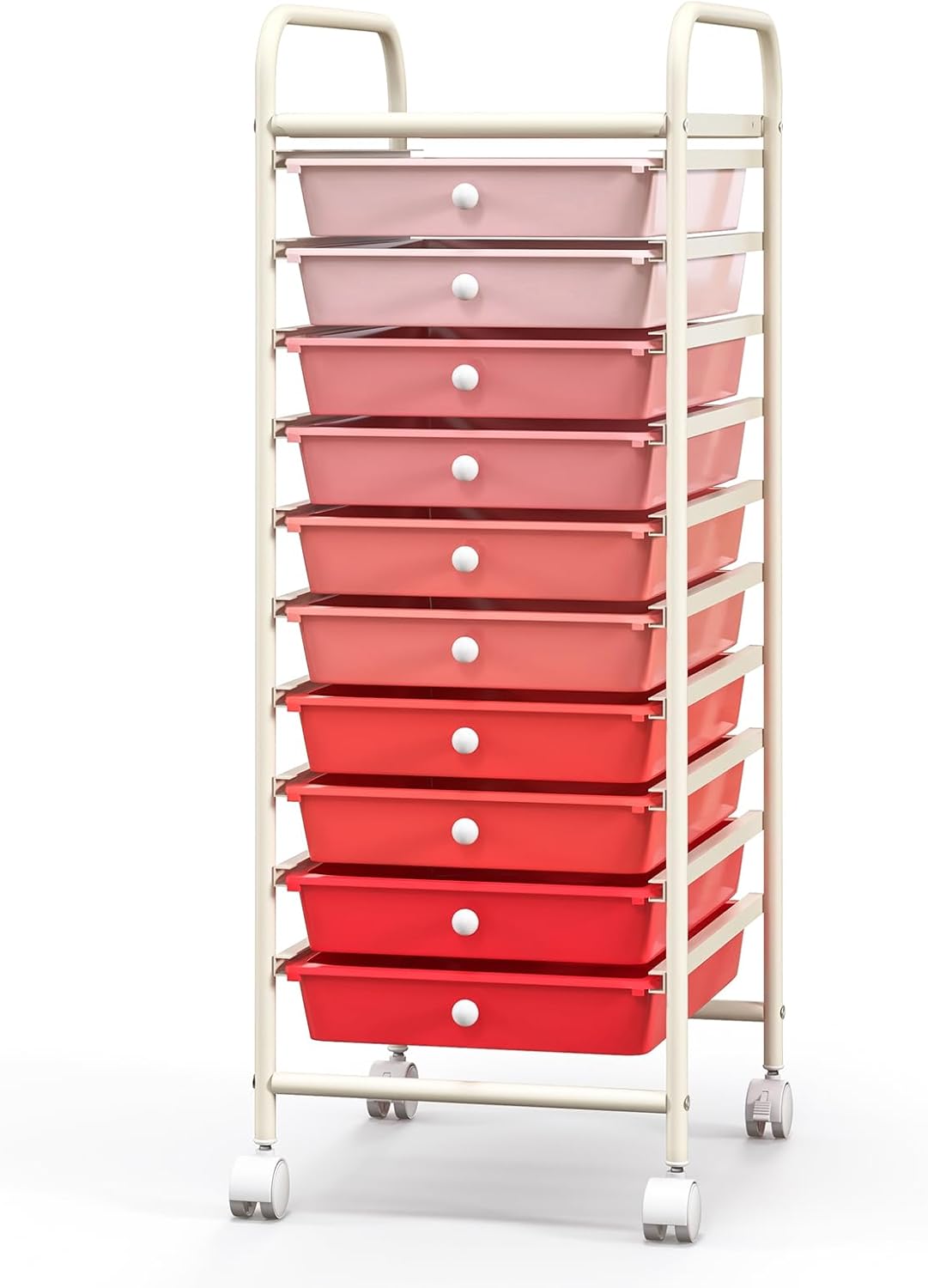 Giantex 10-Drawer Storage Cart for Home and Office Organization