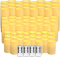 72-Pack LED Flameless Candles with Remote Control - Versatile Ambient