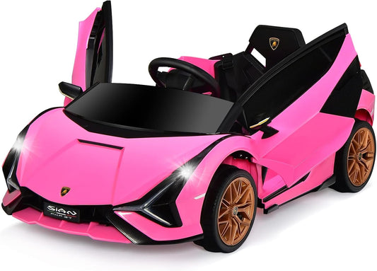 INFANS 12V Licensed Lamborghini Sian Kids Ride On Car Review