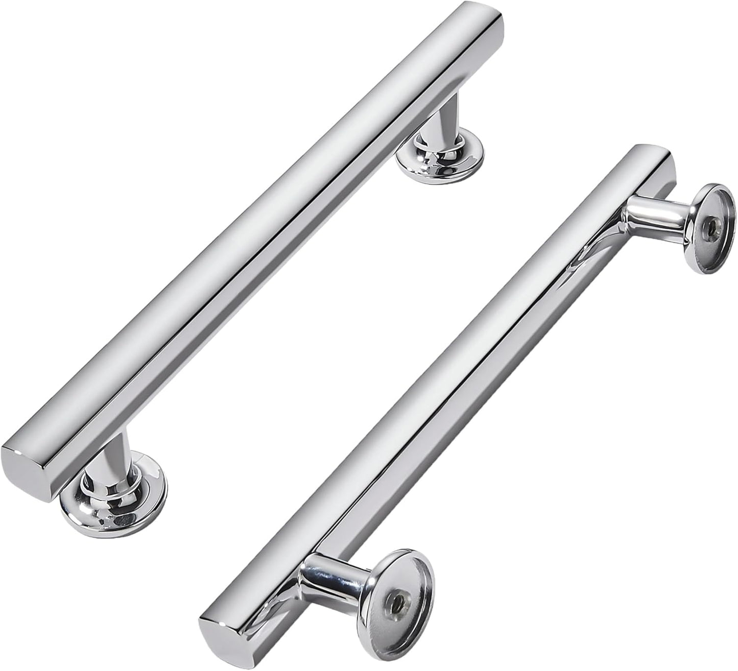 Polished Chrome Cabinet Pulls - 10 Pack 5 Inch Heavy Duty Handles