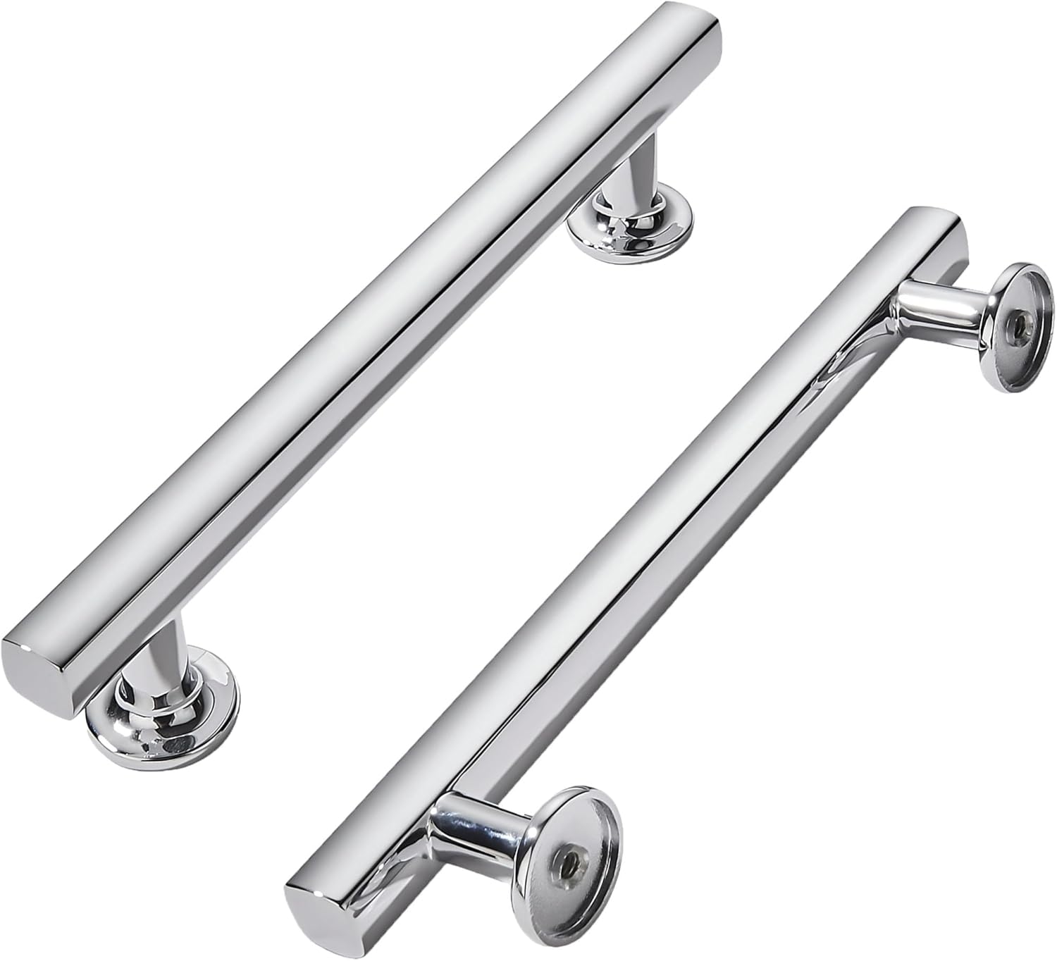 Polished Chrome Cabinet Pulls - 10 Pack 5 Inch Heavy Duty Handles