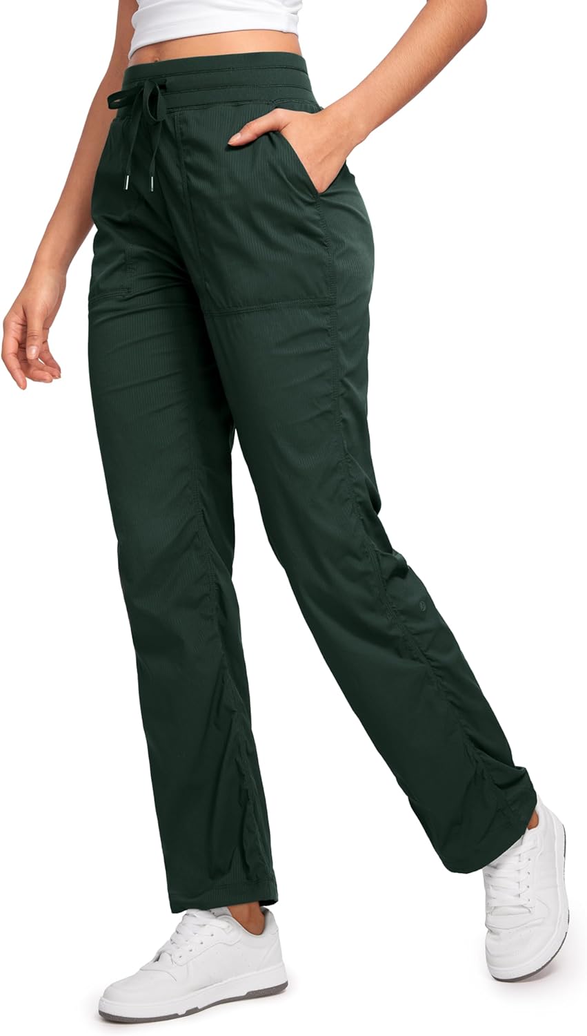 CRZ YOGA Lightweight Straight Leg Workout Pants for Women