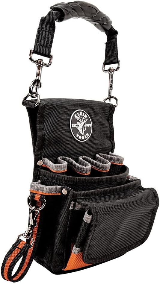 Klein Tools 5242 Tool Pouch with Reinforced Bottom and 9 Pockets