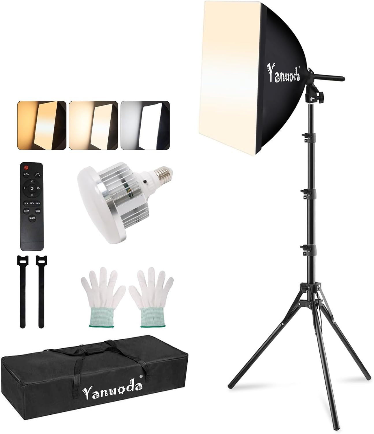16x16 Softbox Lighting Kit for Professional Photography Needs