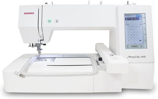 Janome Memory Craft 400E: Precision Embroidery Power