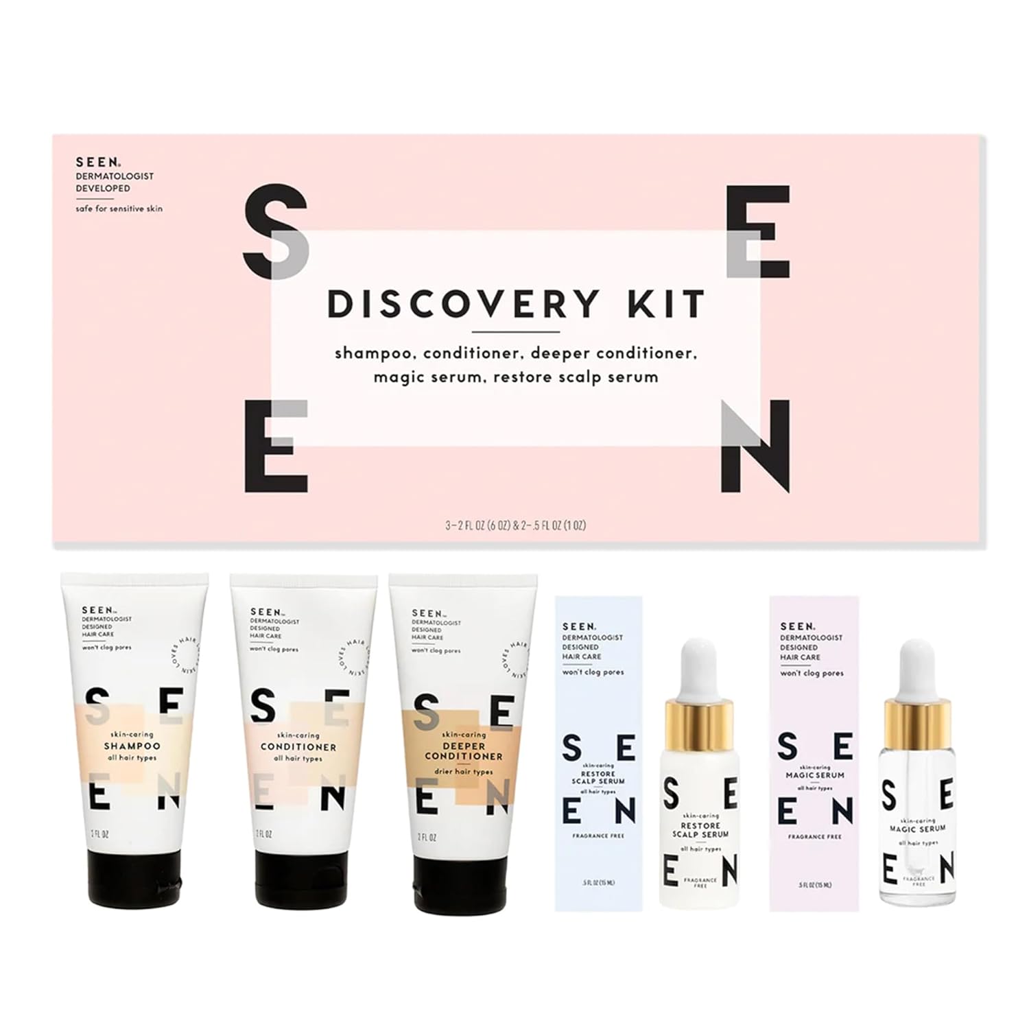 Derm-Developed SEEN Hair Set - Sulfate-Free