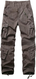 Women's Cotton Casual Military Cargo Pants - Warm Fleece-Lined Fit