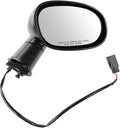 TRQ Right Mirror without Heat Passenger Side Compatible with 2008-2013