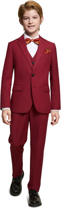 Marvelous World Boys' Formal Slim Fit Suit Set - Adjustable Waist size